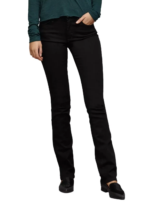 Charming Everyday Clothing For Women Hunter Straight Jean In Black Clean