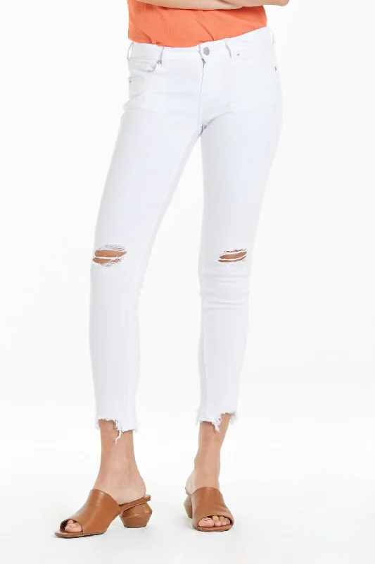 Women's Clothing for All Occasions Joyrich Mid Rise Ankle Skinny Jean In Optic White