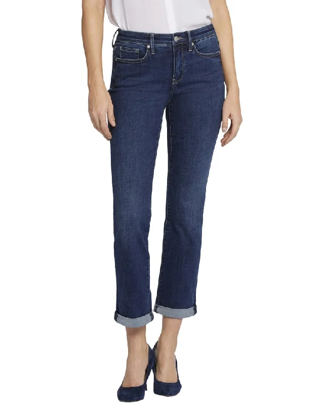 Women's Stylish Vacation Attire NYDJ Sheri Cambridge Ankle Crop Jean