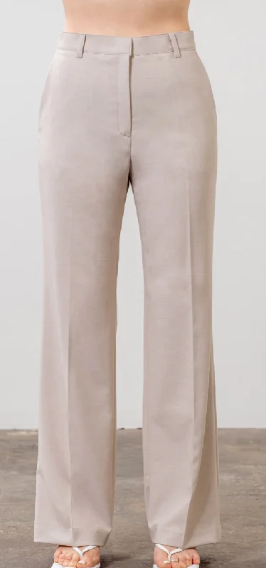 Women's Trendy Garments Pleated Front Wide Leg Pants by Moon River