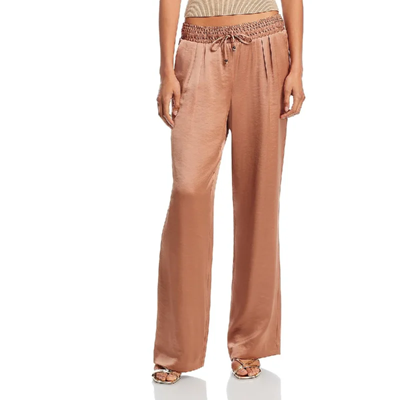 Affordable Trendy Clothes For Women Tinesia Womens Pleated Drawstring Wide Leg Pants