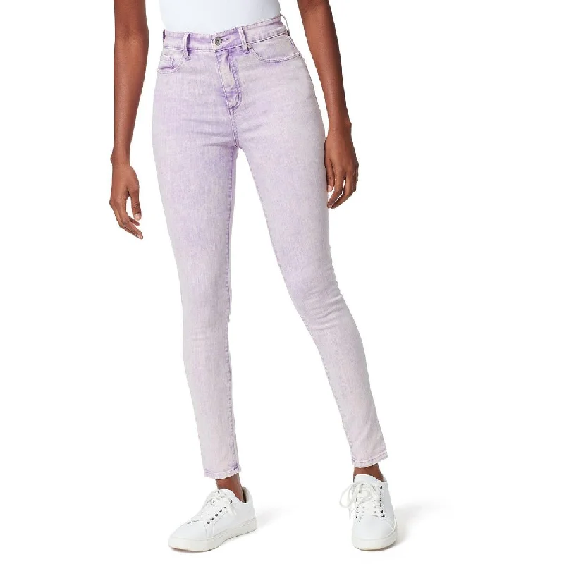 Women's High-Fashion Outfit Womens Denim Faded Skinny Jeans