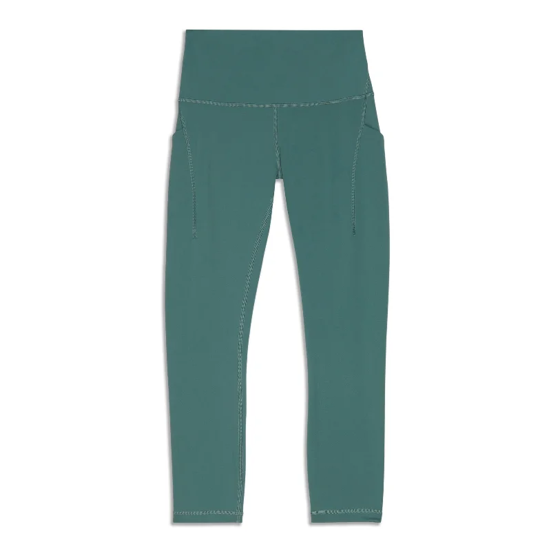 Trendy Outfits For Ladies Wunder Train High-Rise Crop With Pockets - Resale